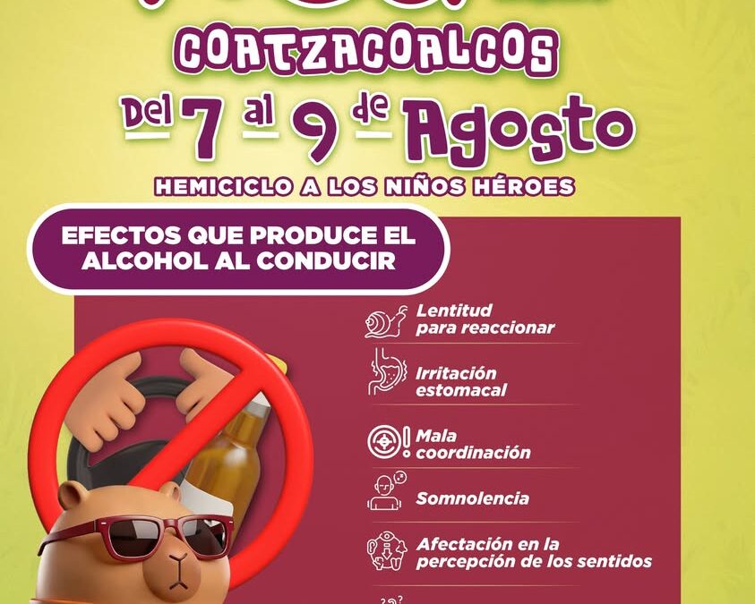 Protección Civil pide no conducir si bebes en Festival del Mar 2026