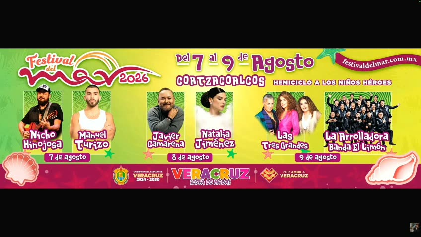 Gobierno de Veracruz invita al Festival del Mar en Coatzacoalcos
