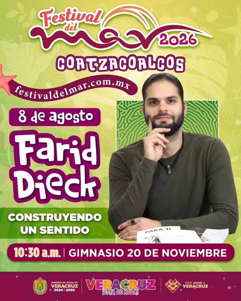 Conferencia Construyendo un sentido con Farid Dieck en el Festival del Mar