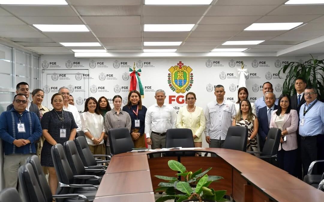 Fiscalía y SSP de Veracruz fortalecen coordinación en seguridad y justicia
