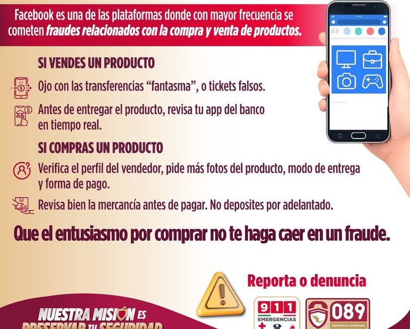 Facebook, plataforma de compraventa usada para fraudes: SSP Veracruz