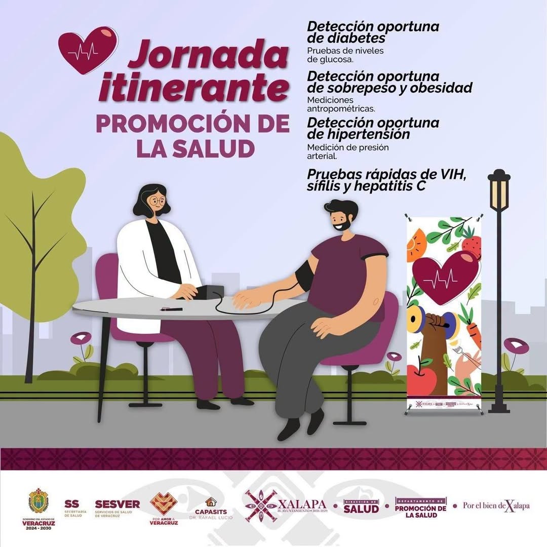 jornada-itinerante-de-promocion-de-la-salud-xalapa Jornada Itinerante de Promoción de la Salud en la Plazuela del Carbón, Xalapa