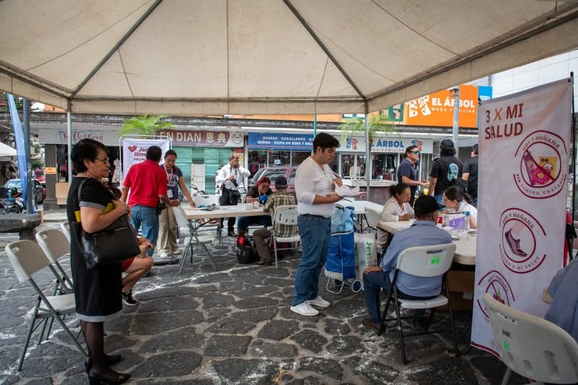 Jornada Itinerante llevó servicios preventivos de salud a Xalapa