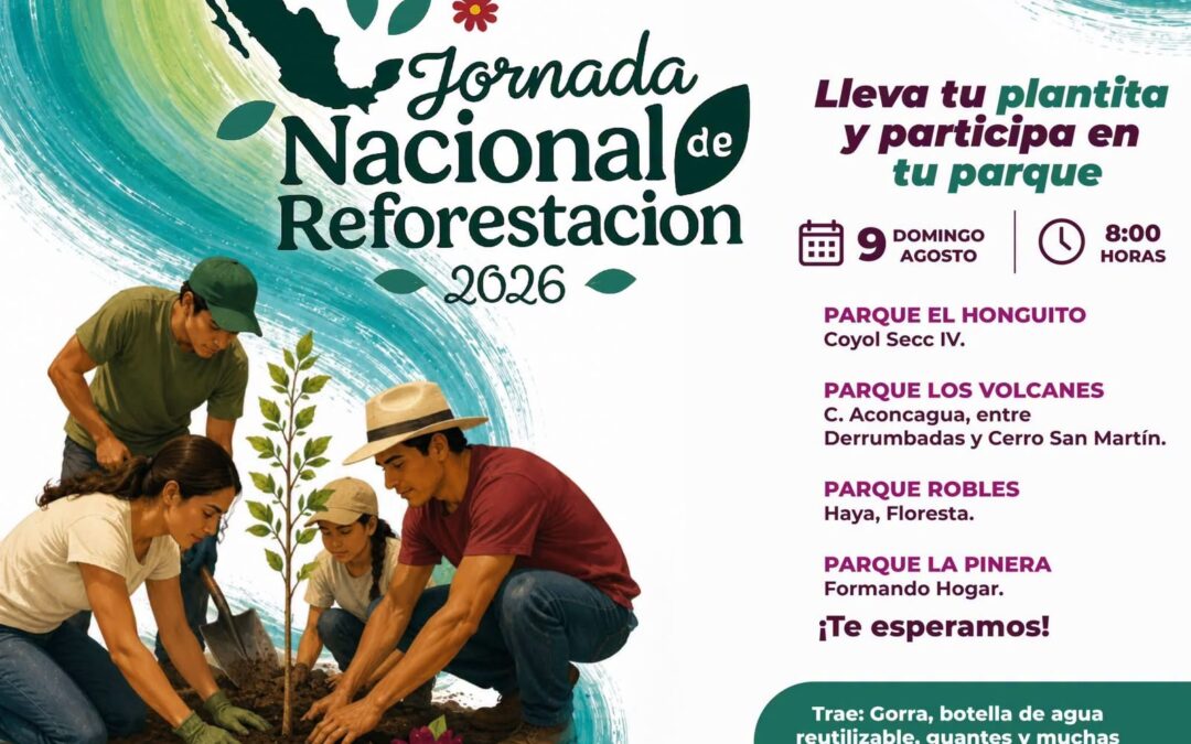 Municipio de Veracruz se suma a la Jornada Nacional de Reforestación 2026