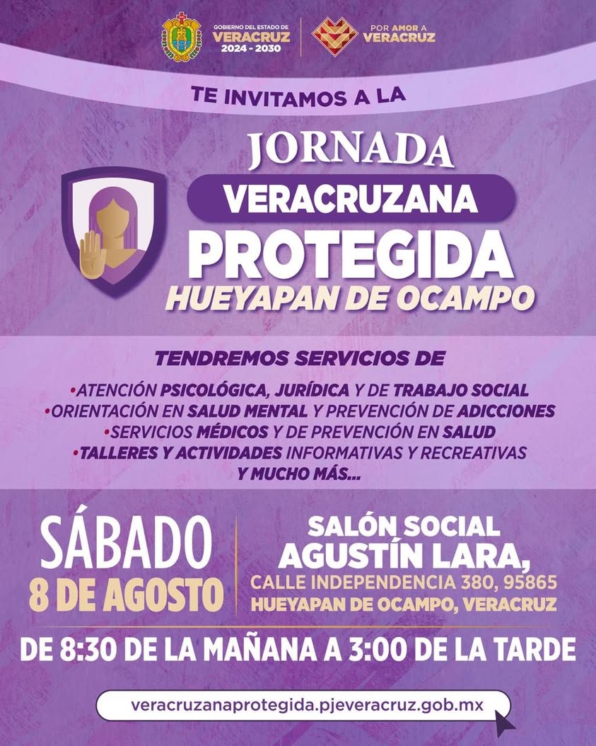 jornada-veracruzana-protegida-hueyapan-de-ocampo Jornada Veracruzana Protegida en Hueyapan de Ocampo