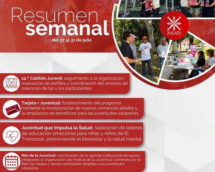 Ayuntamiento de Xalapa promueve desarrollo y participación de juventudes