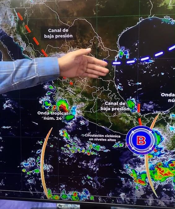 SMN pronostica lluvias fuertes en CDMX para viernes y sábado