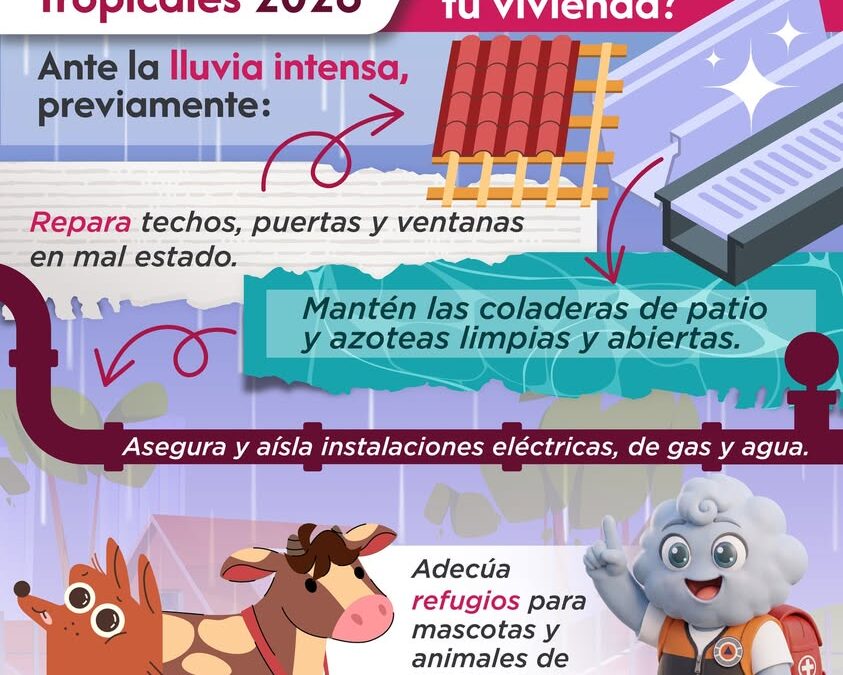 Temporada de lluvias: llaman a tomar medidas preventivas en Veracruz