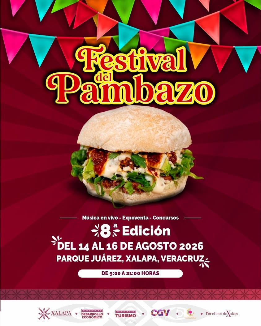 Festival del Pambazo 2026 en el Parque Juárez de Xalapa