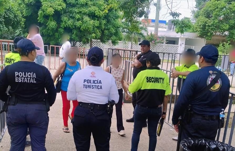 Operativo de seguridad del Festival del Mar 2026 en Coatzacoalcos