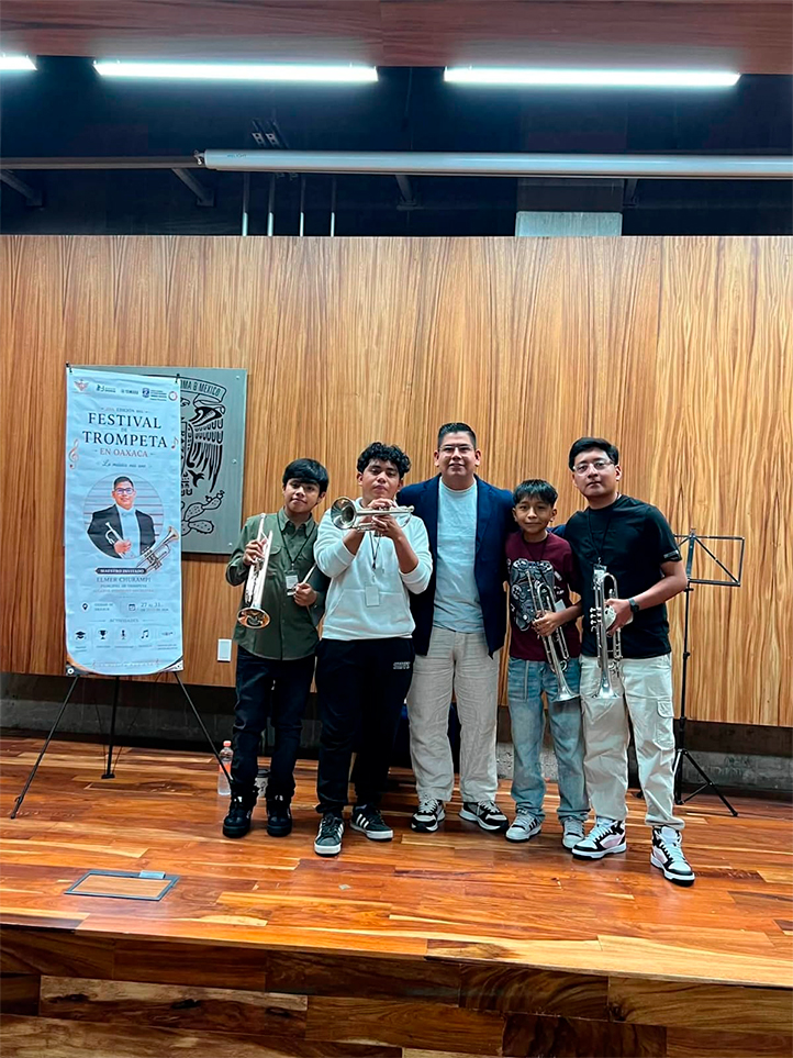 Trompetista de la UV obtiene primer lugar en concurso en Oaxaca