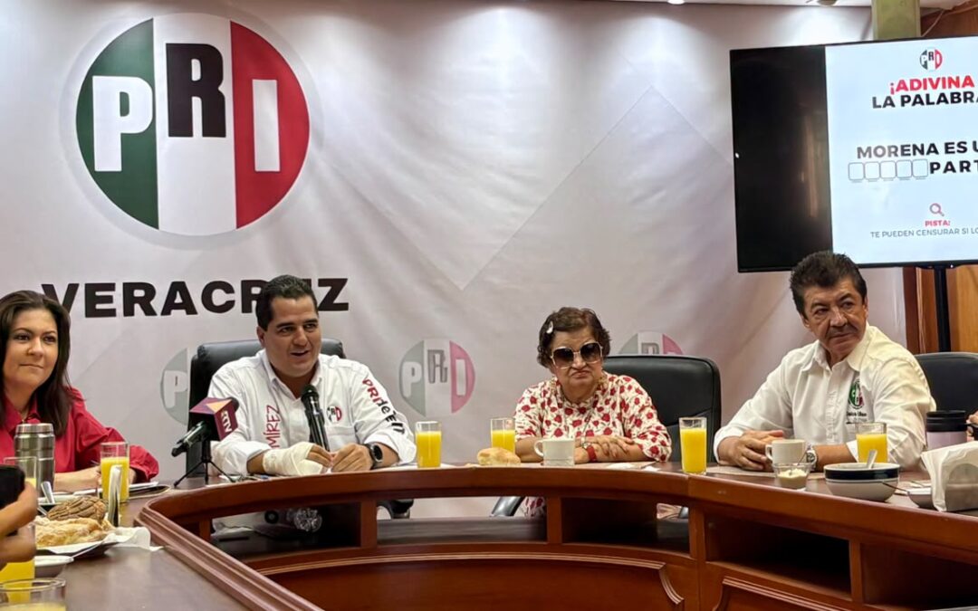 PRI Veracruz rechaza resolución del INE y advierte censura política