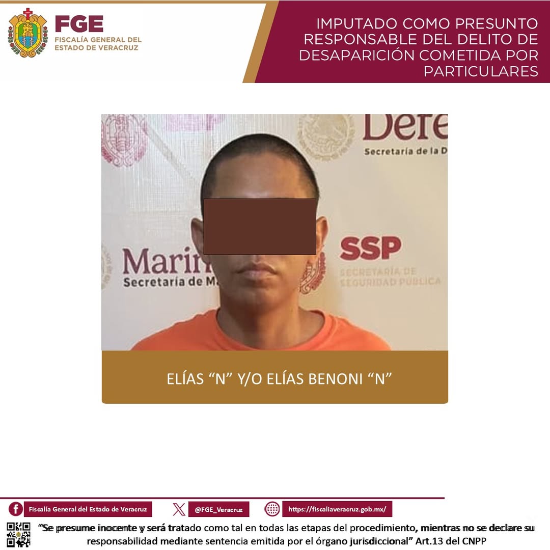 Prisión preventiva por desaparición en Poza Rica
