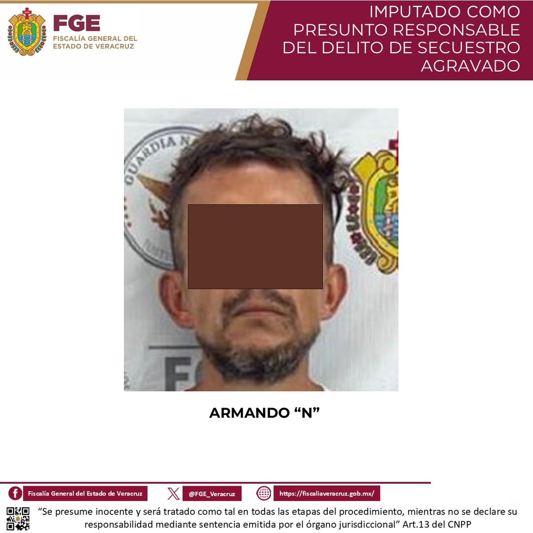 Prisión preventiva por secuestro agravado en Poza Rica