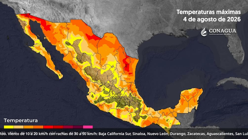 SMN publica video con pronóstico del tiempo para hoy en México