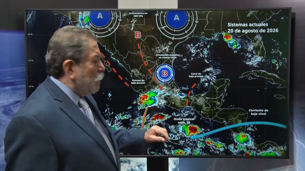 Pronóstico del tiempo del SMN para el 20 de agosto