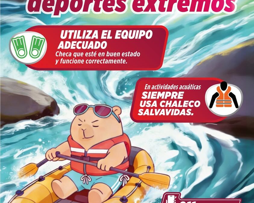 Protección Civil llama a tomar precauciones en deportes acuáticos extremos