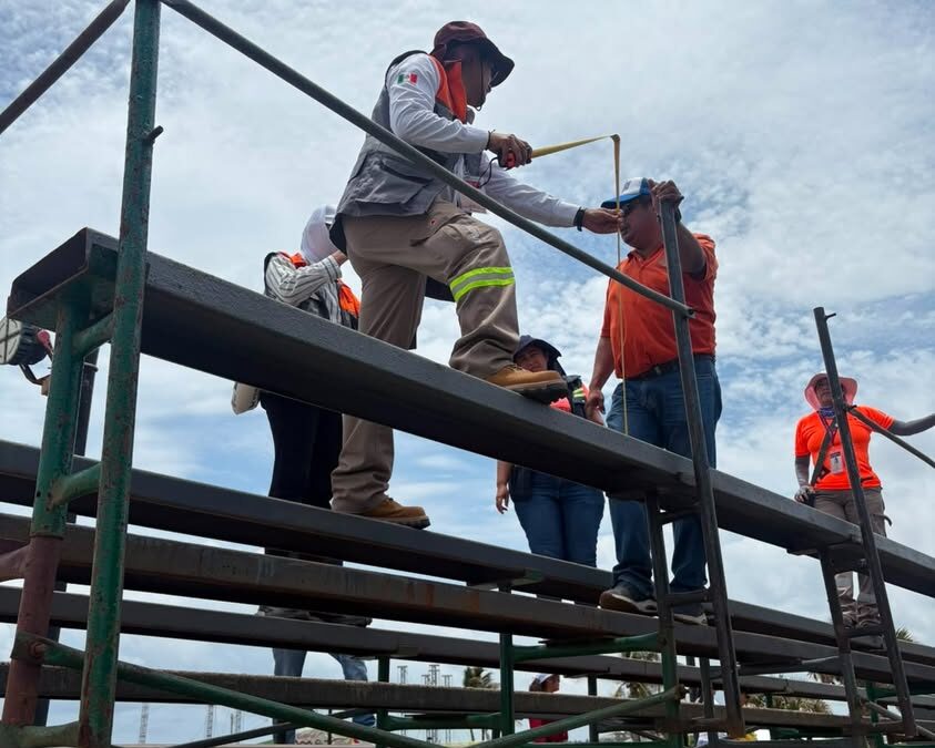 Protección Civil Veracruz supervisa sedes del Festival del Mar
