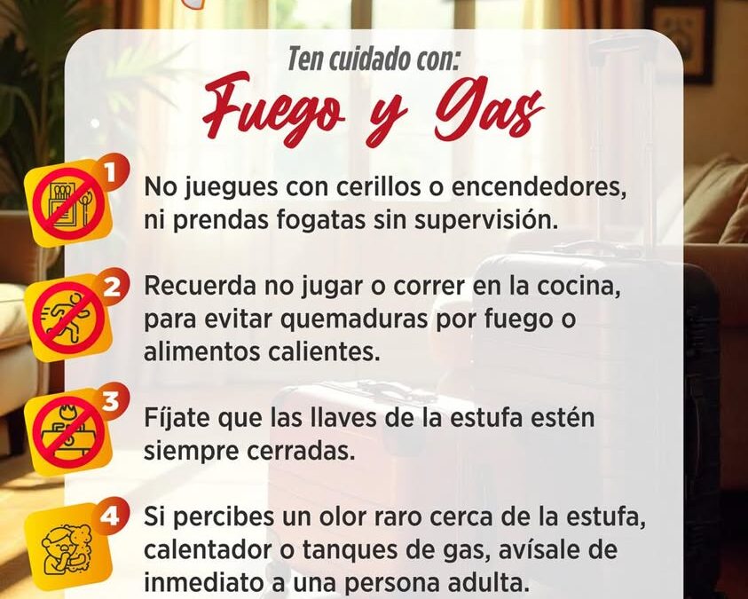 Protección Civil Veracruz pide prevenir accidentes por fuego y gas en vacaciones