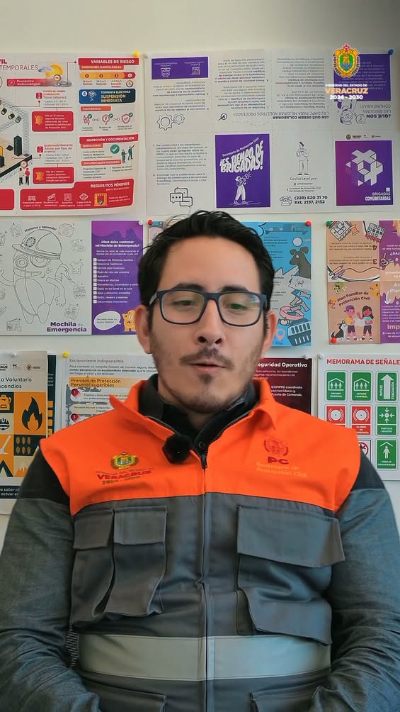 Publicación de Protección Civil Veracruz sobre prevención de accidentes en casa en vacaciones