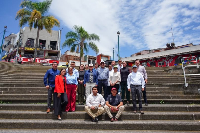 Obras de rehabilitación en el Paseo de Los Lagos de Xalapa