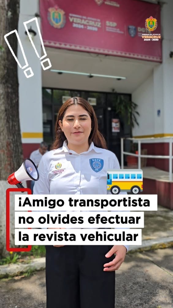 revista-vehicular-transporte-veracruz Aviso de la SSP Veracruz sobre la revista vehicular para transportistas