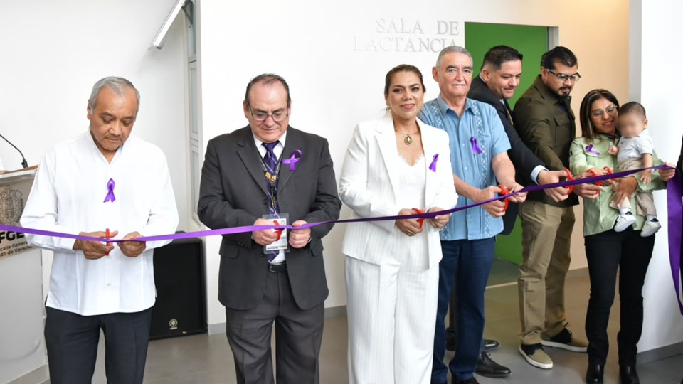 Fiscalía de Veracruz inaugura Sala de Lactancia para madres trabajadoras y usuarias