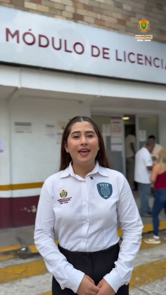 Módulo Móvil de Licencias de SSP Veracruz durante jornada itinerante