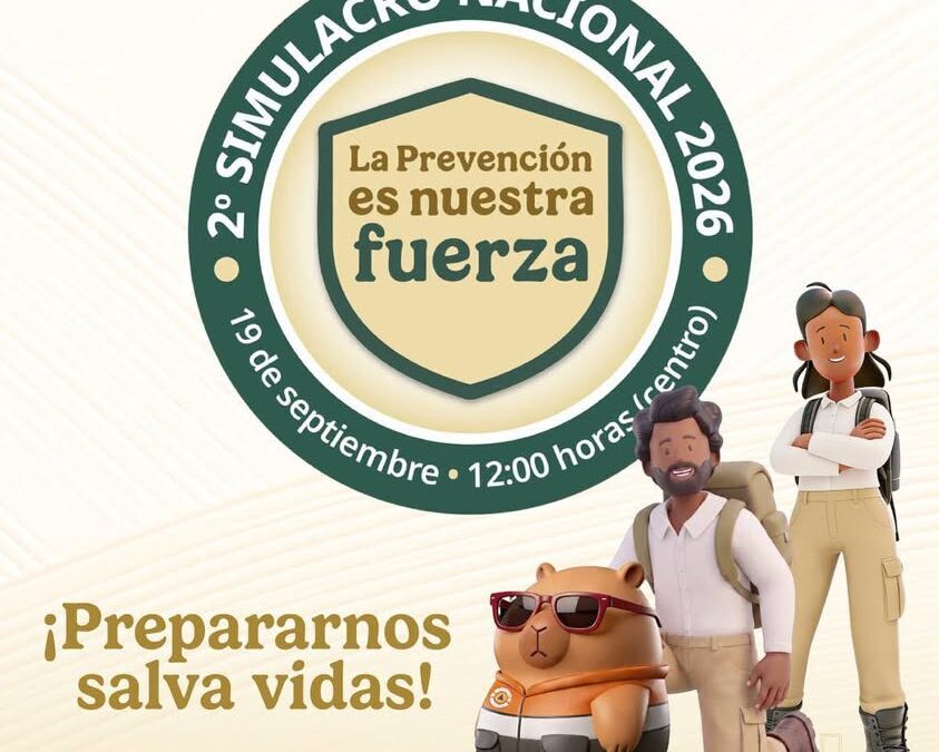 Veracruz convoca al Segundo Simulacro Nacional 2026 el 19 de septiembre