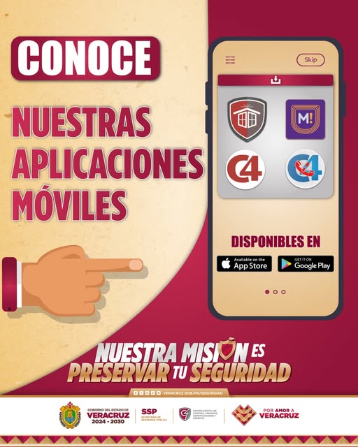 ssp-veracruz-apps-seguridad-911 Aplicaciones de seguridad del 9-1-1 Veracruz promovidas por SSP