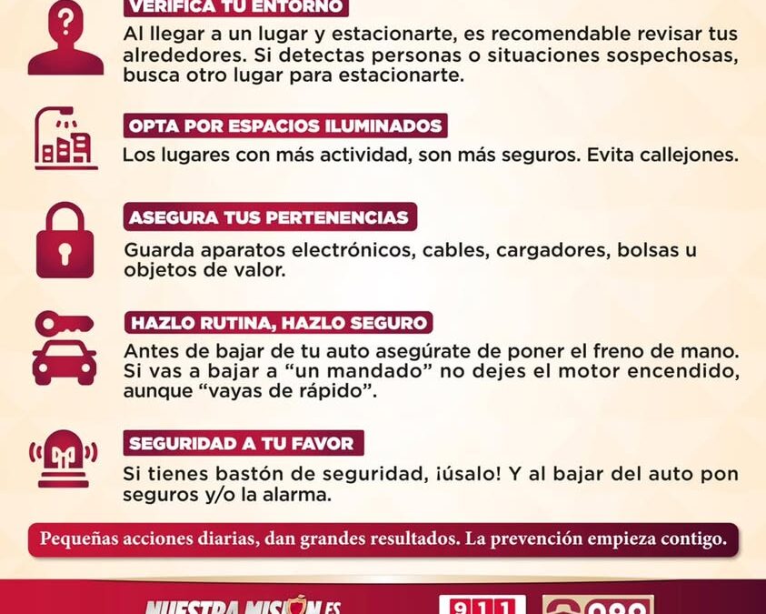 SSP Veracruz llama a prevenir el robo de vehículos con consejos prácticos