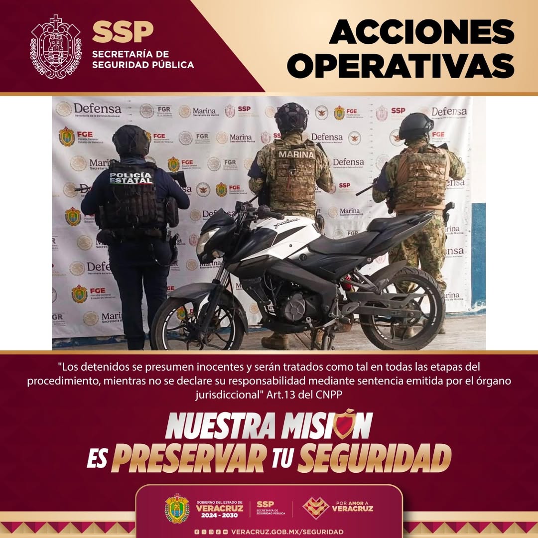 ssp-veracruz-recupera-vehiculos-y-detiene-personas Operativo de la SSP Veracruz para la recuperación de vehículos