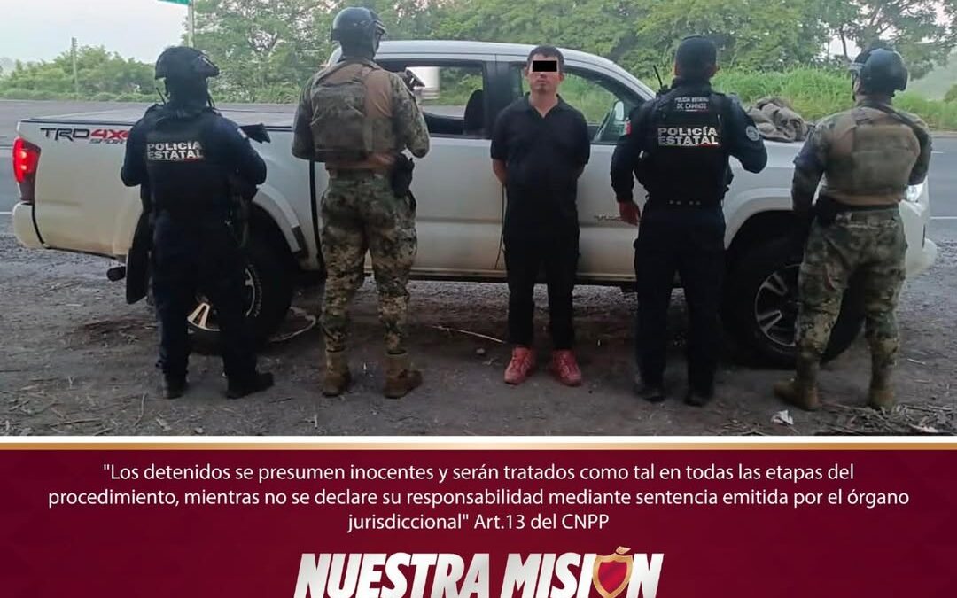SSP Veracruz recupera vehículos y detiene a dos personas