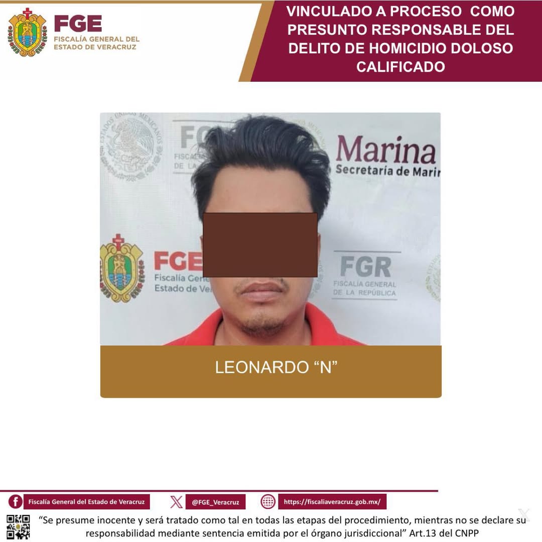 Vinculación a proceso por homicidio doloso calificado en Fortín de las Flores