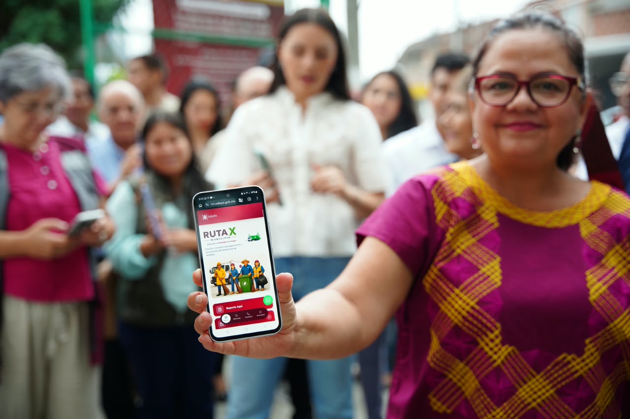 Xalapa prueba app Ruta X para horarios del camión recolector