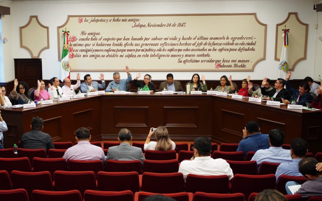 Aprueba Cabildo de Xalapa Ley de Ingresos y Presupuesto 2027