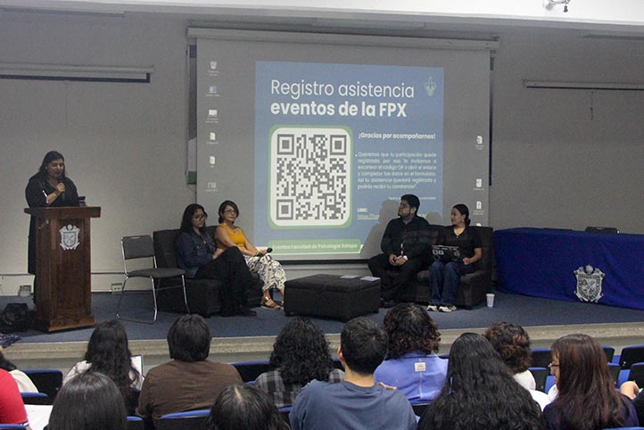 Conversatorio sobre relaciones de pareja sanas en la Facultad de Psicología de la UV