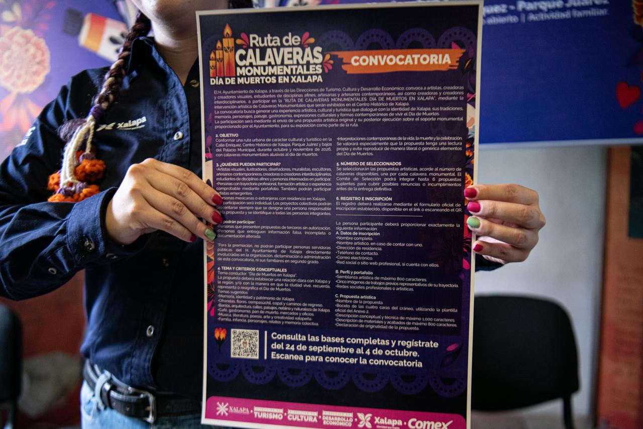 Xalapa prepara Ruta de 35 Calaveras Monumentales por Día de Muertos