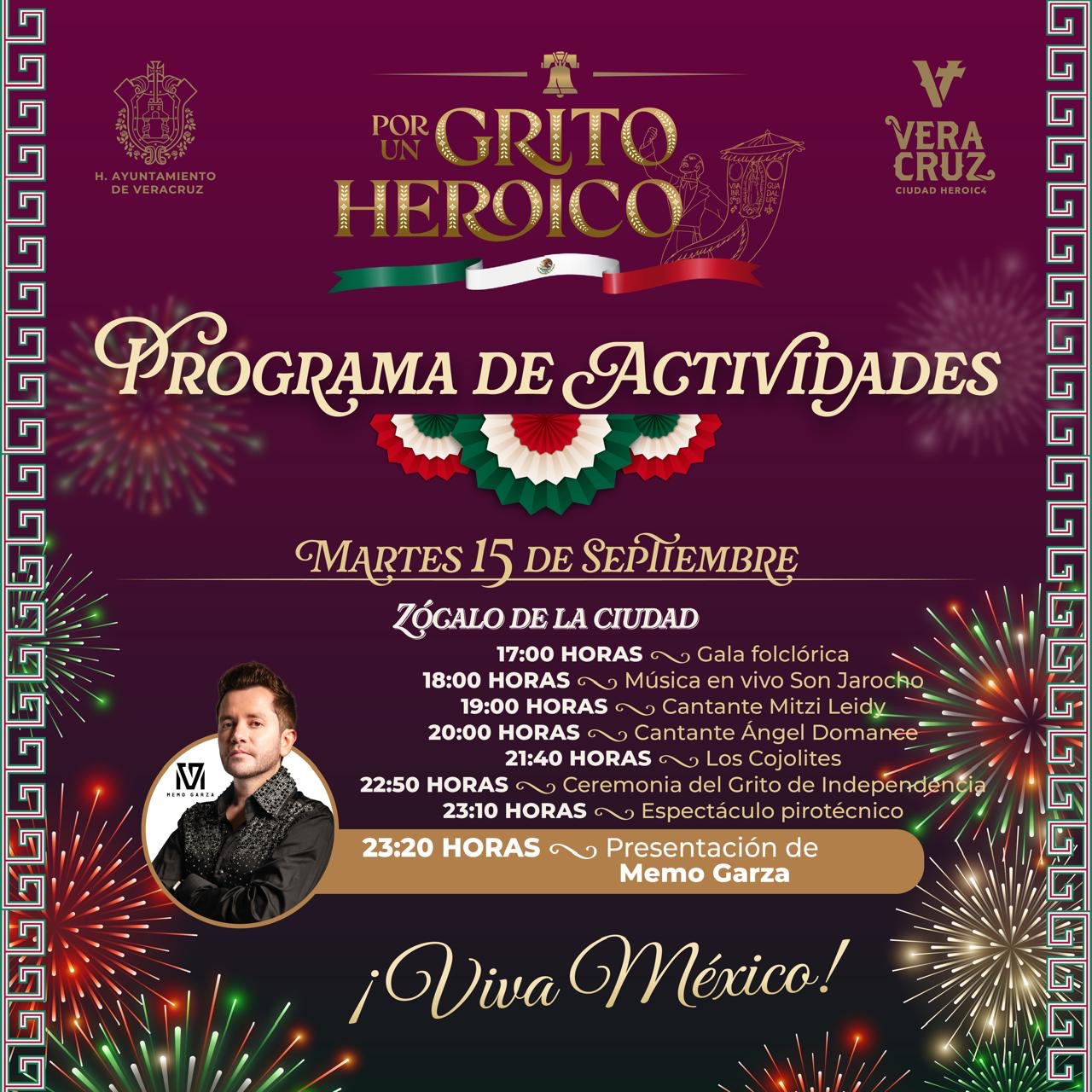 Fiestas Patrias 2026 en Veracruz: Grito y Desfile Cívico-Militar
