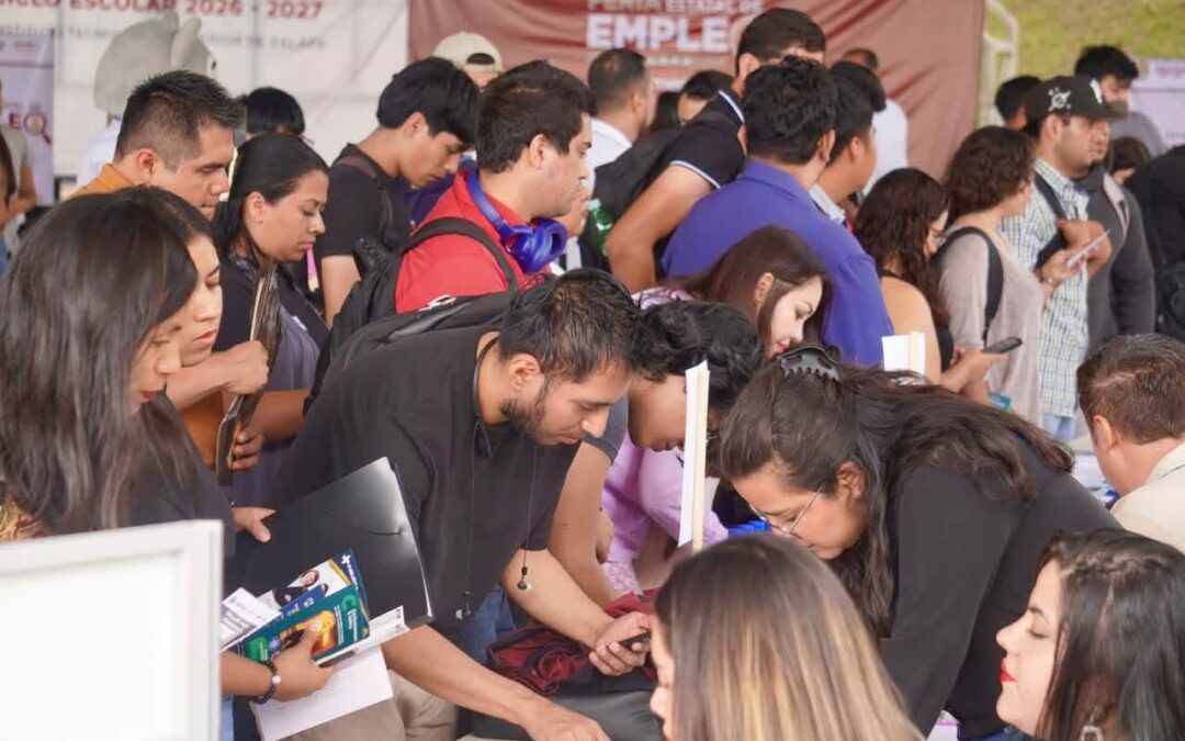 Feria Estatal del Empleo ofreció 605 vacantes en el Tecnológico de Xalapa
