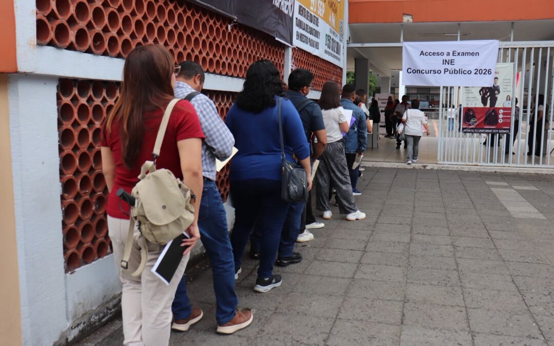 INE concluye examen del Concurso Público 2026 para el SPEN