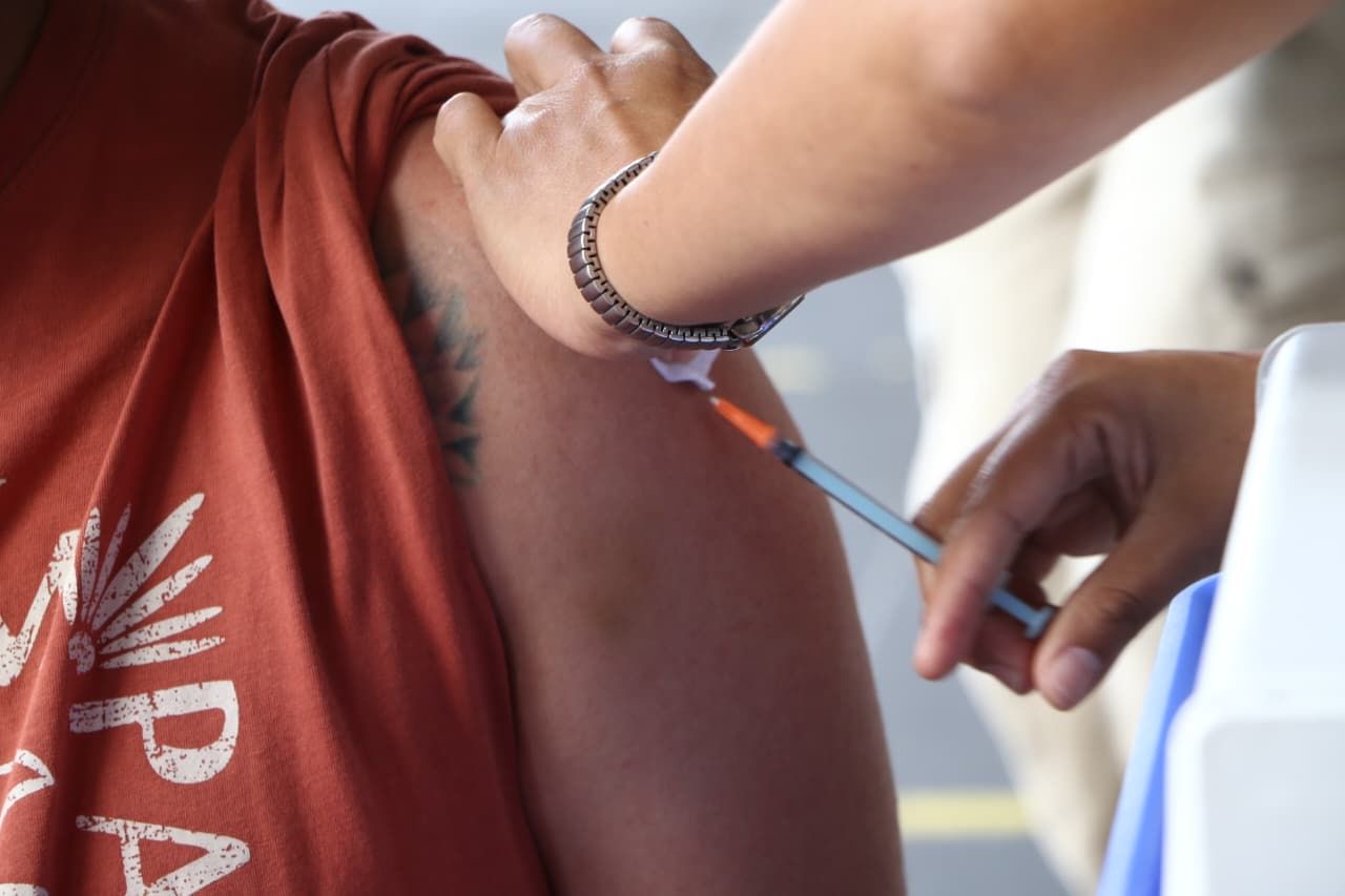 Módulos de vacunación contra el sarampión en Xalapa
