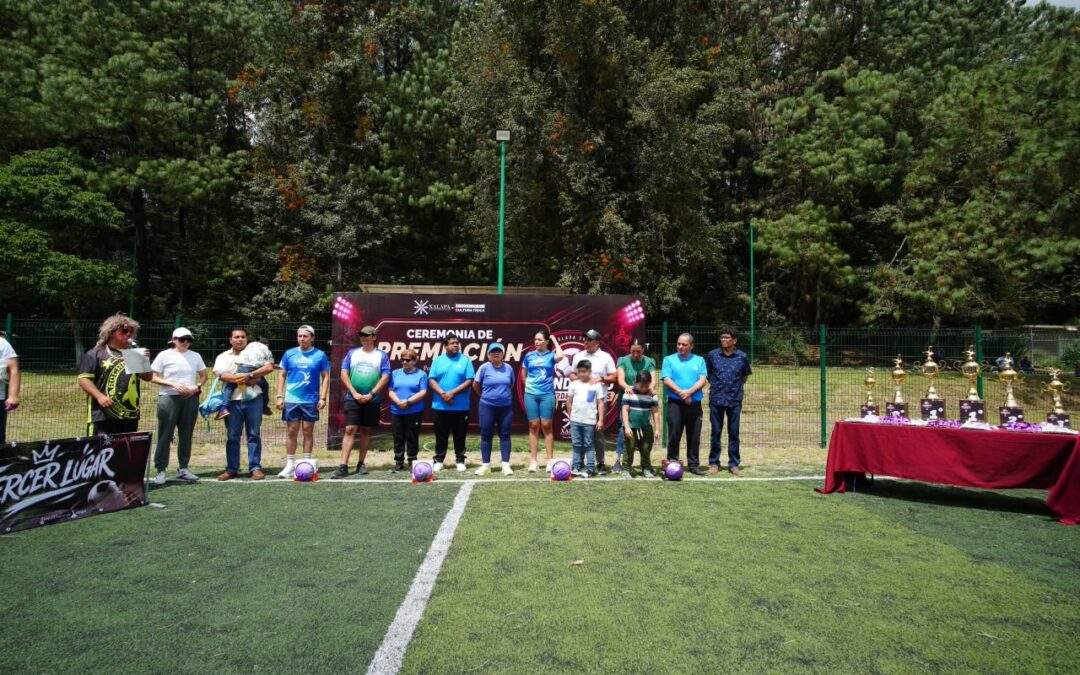 Premian equipos del Mundialito Interdependencias Fut 7 en Xalapa