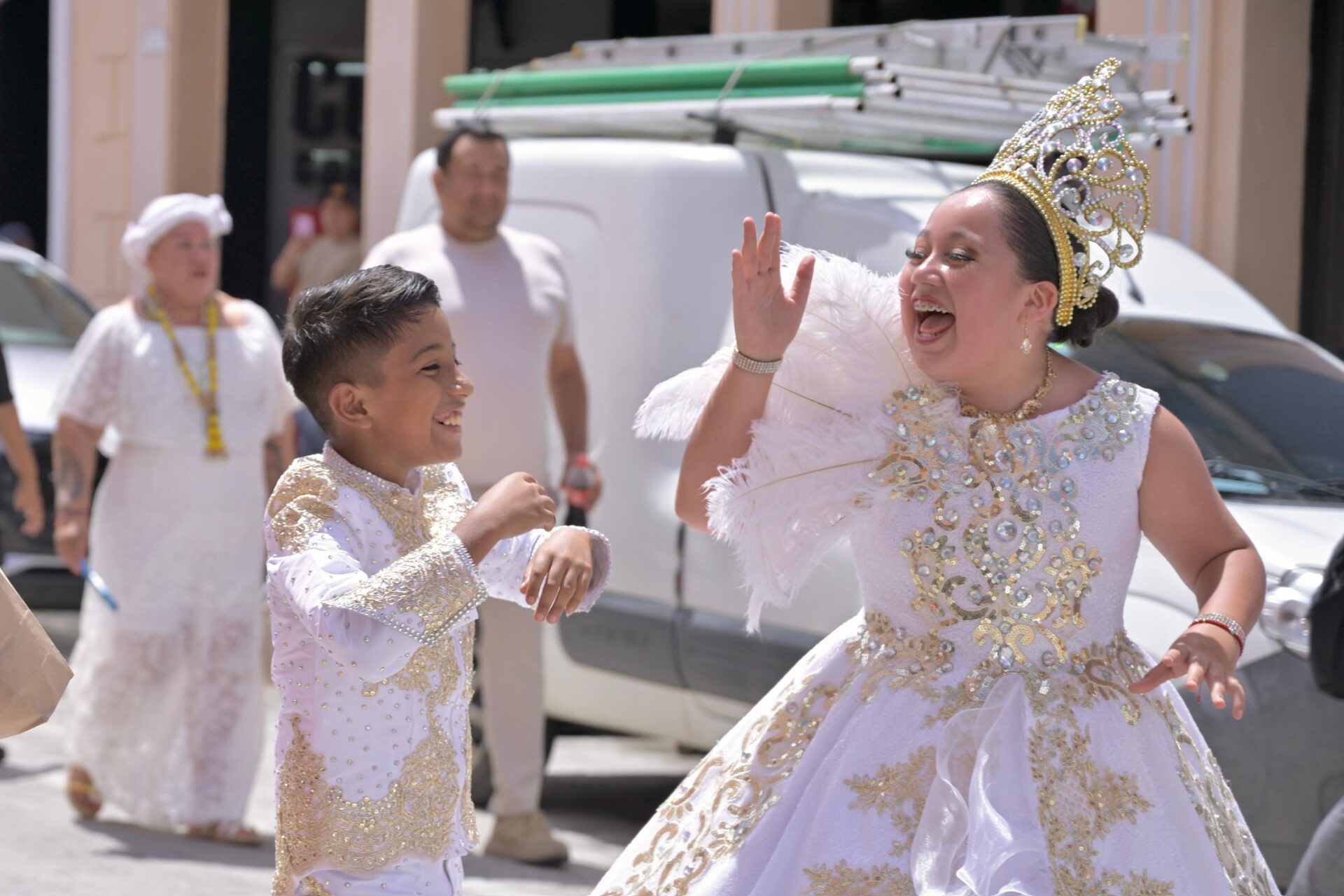 Jorge Hernández, El Niño del Son Jarocho, en su registro como candidato a Rey Infantil del Carnaval de Veracruz 2027