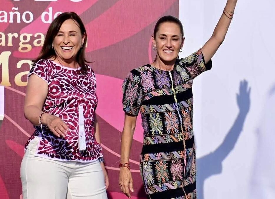 Sheinbaum reconoce a Rocío Nahle ante 48 mil asistentes en Veracruz