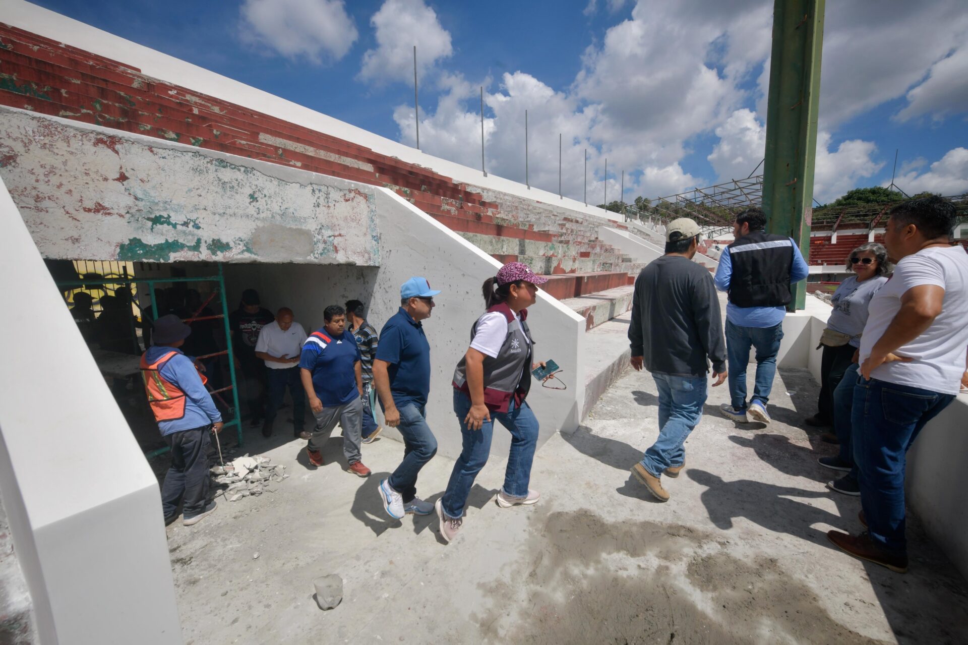supervision-obras-deportivo-colon-paseo-de-los-lagos Recorrido de supervisión de obras en el Deportivo Colón y el Paseo de Los Lagos en Xalapa