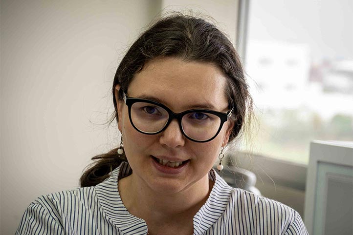 Leyla Safta Zecheria, investigadora de la Universidad Occidental de Timisoara