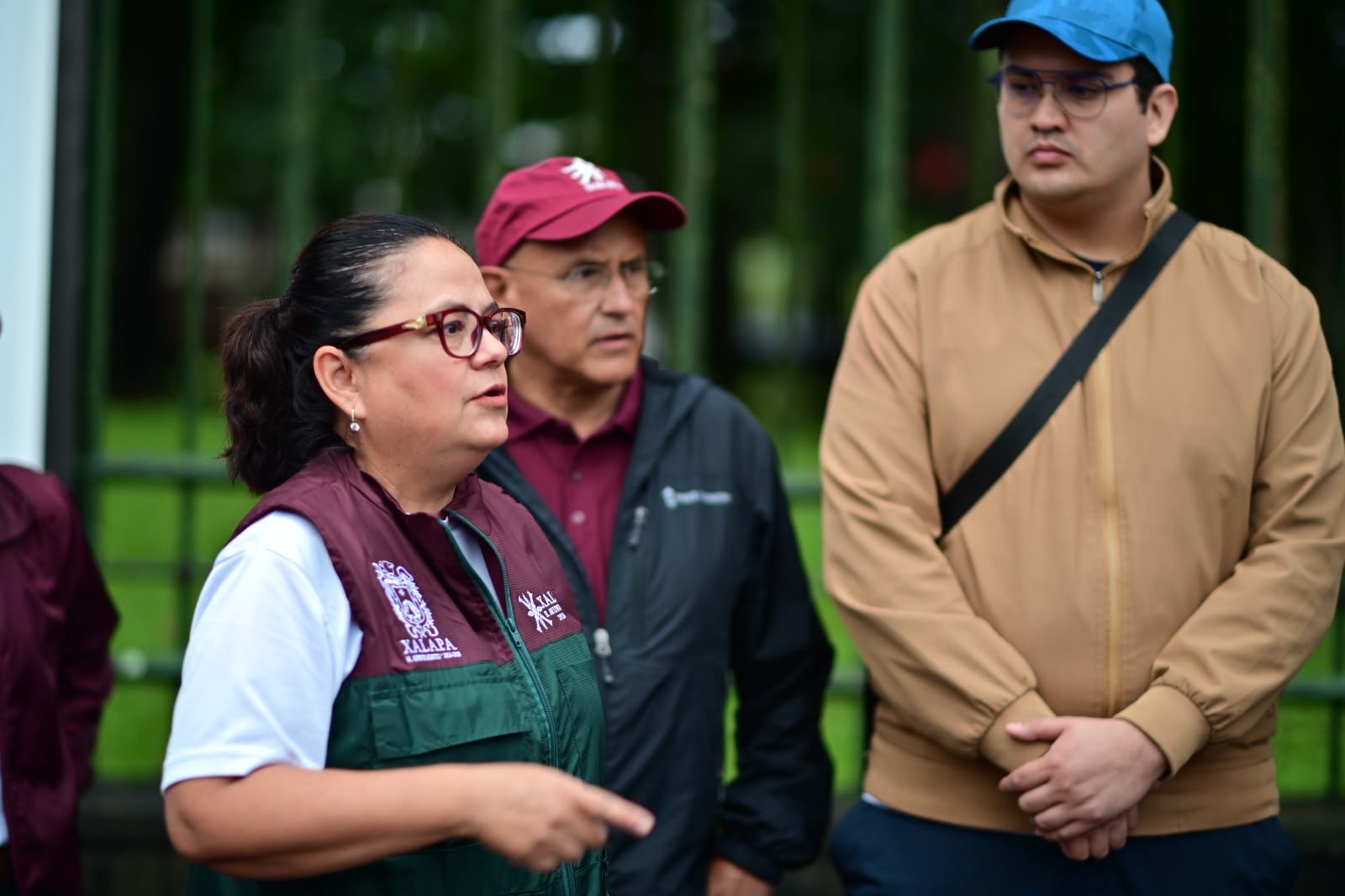 Entrega de apoyos a familias damnificadas por las lluvias en Xalapa