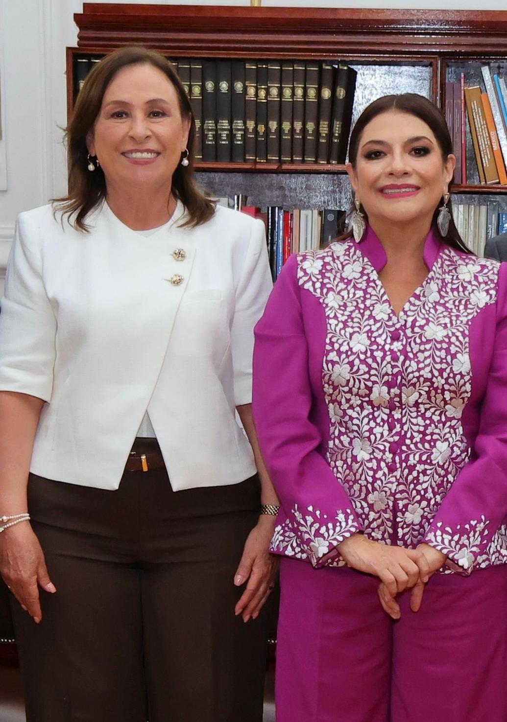 Rocío Nahle asiste al Segundo Informe de Clara Brugada