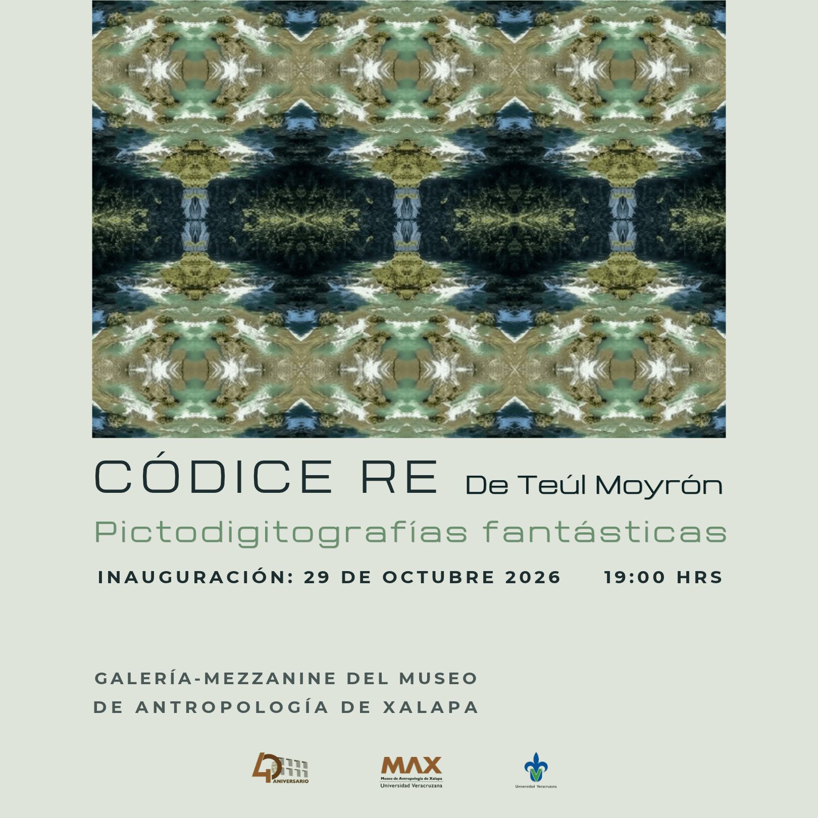 Exposición Códice RE: Pictodigitografías fantásticas de Teúl Moyrón en el MAX